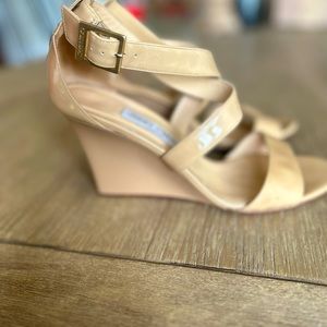Jimmy Choo Nude Wedges
